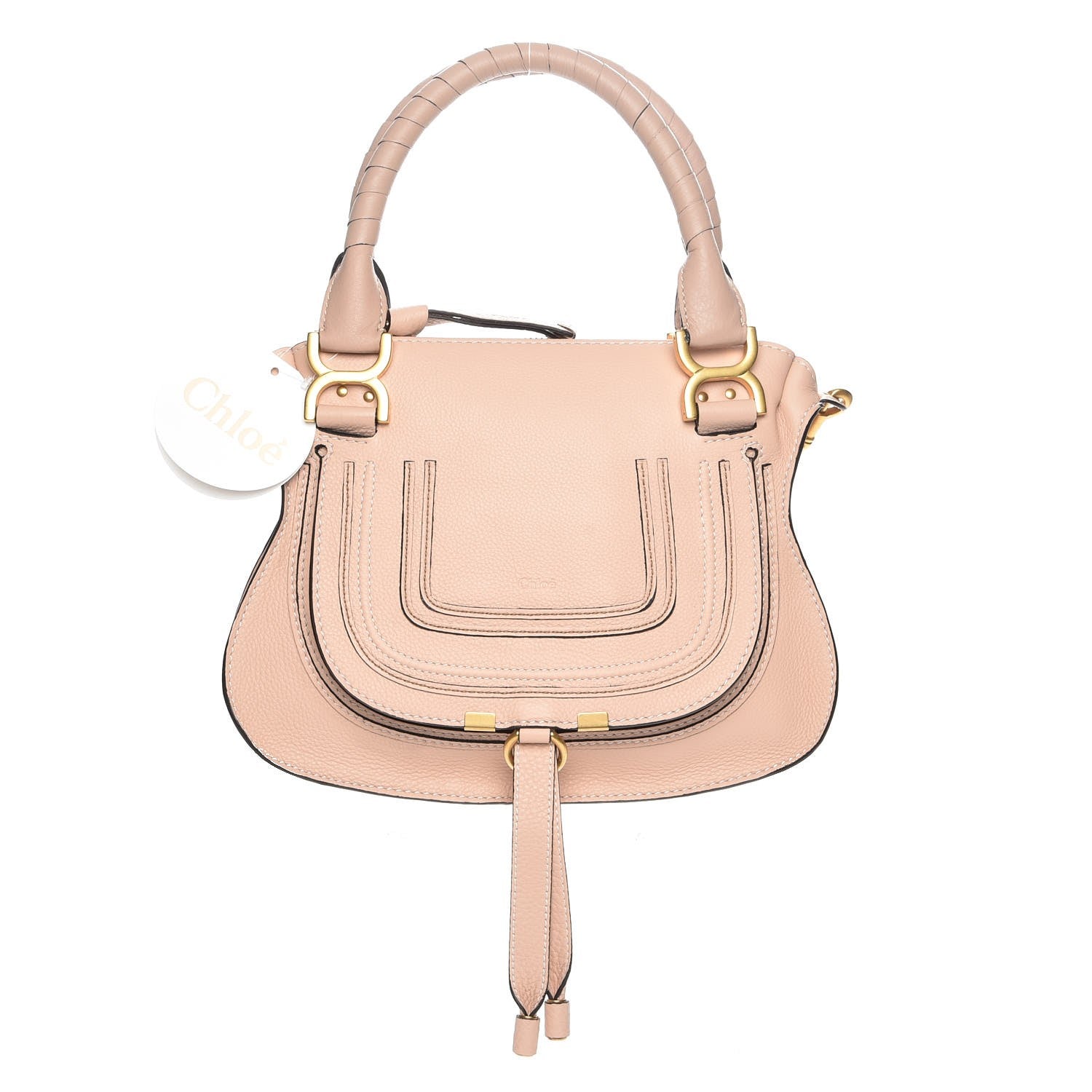 Chloe Calfskin Small Marcie Satchel Blush Nude 1 of 8