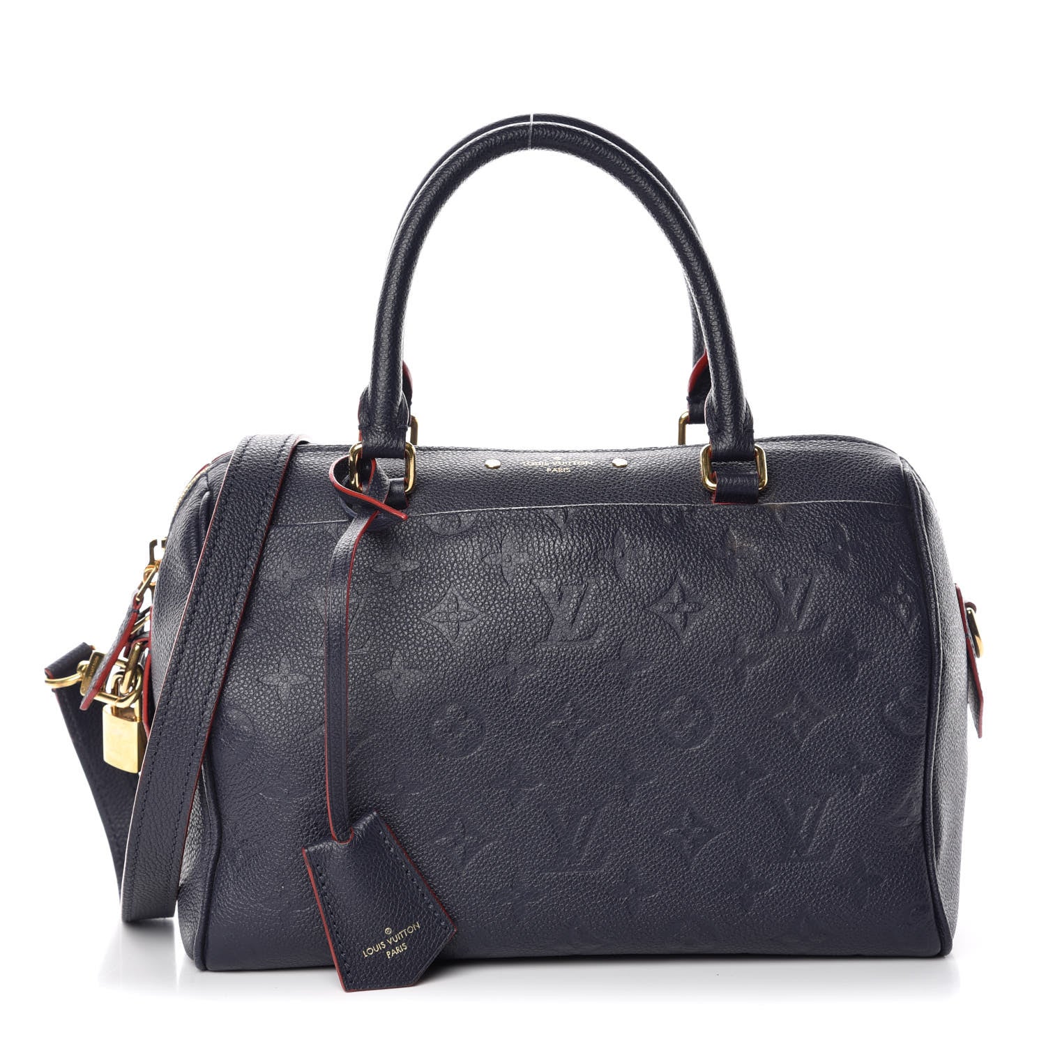 Louis Vuitton Empreinte Speedy Bandouliere 25 NM Marine Rouge 1 of 11