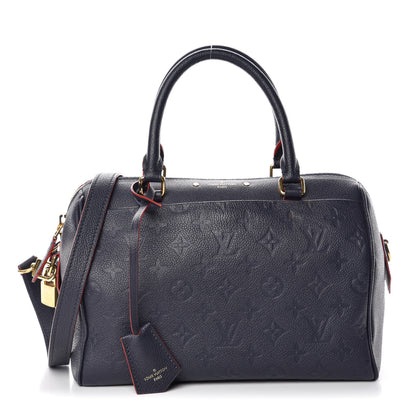 Louis Vuitton Empreinte Speedy Bandouliere 25 NM Marine Rouge 1 of 11