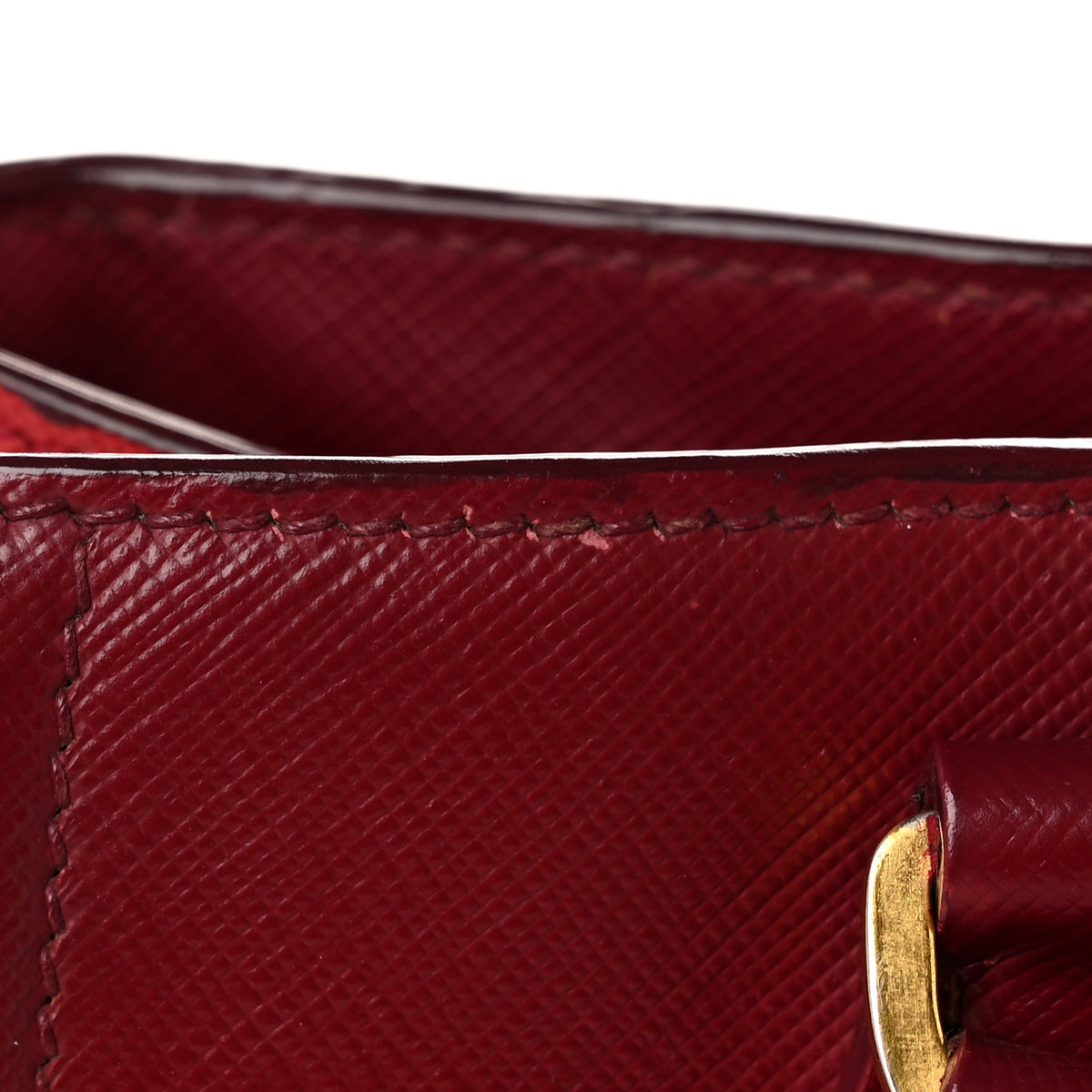 Saffiano Lux 2way Tote Cerise Fuoco