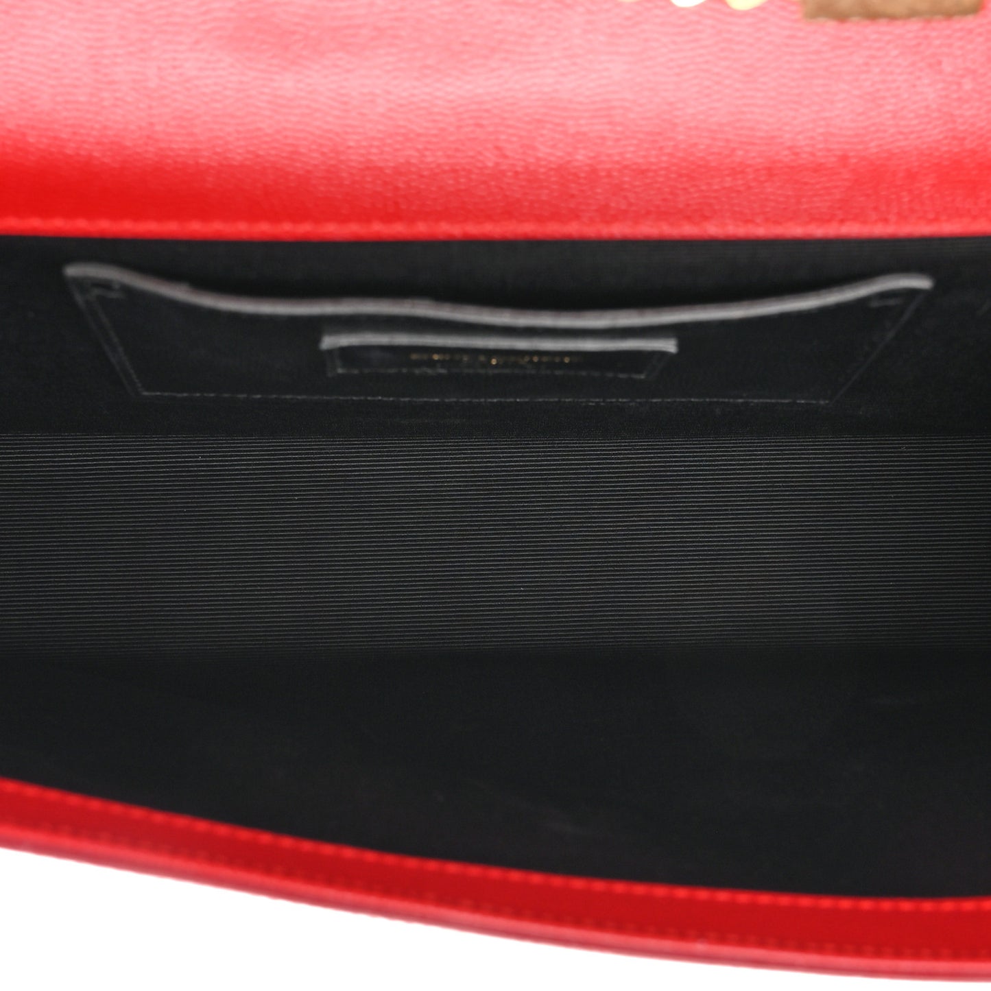 Grain De Poudre Medium Monogram Kate Satchel Red