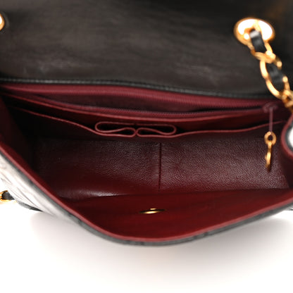 Chanel Lambskin Quilted Mini Square Flap Bag Black 5 of 13