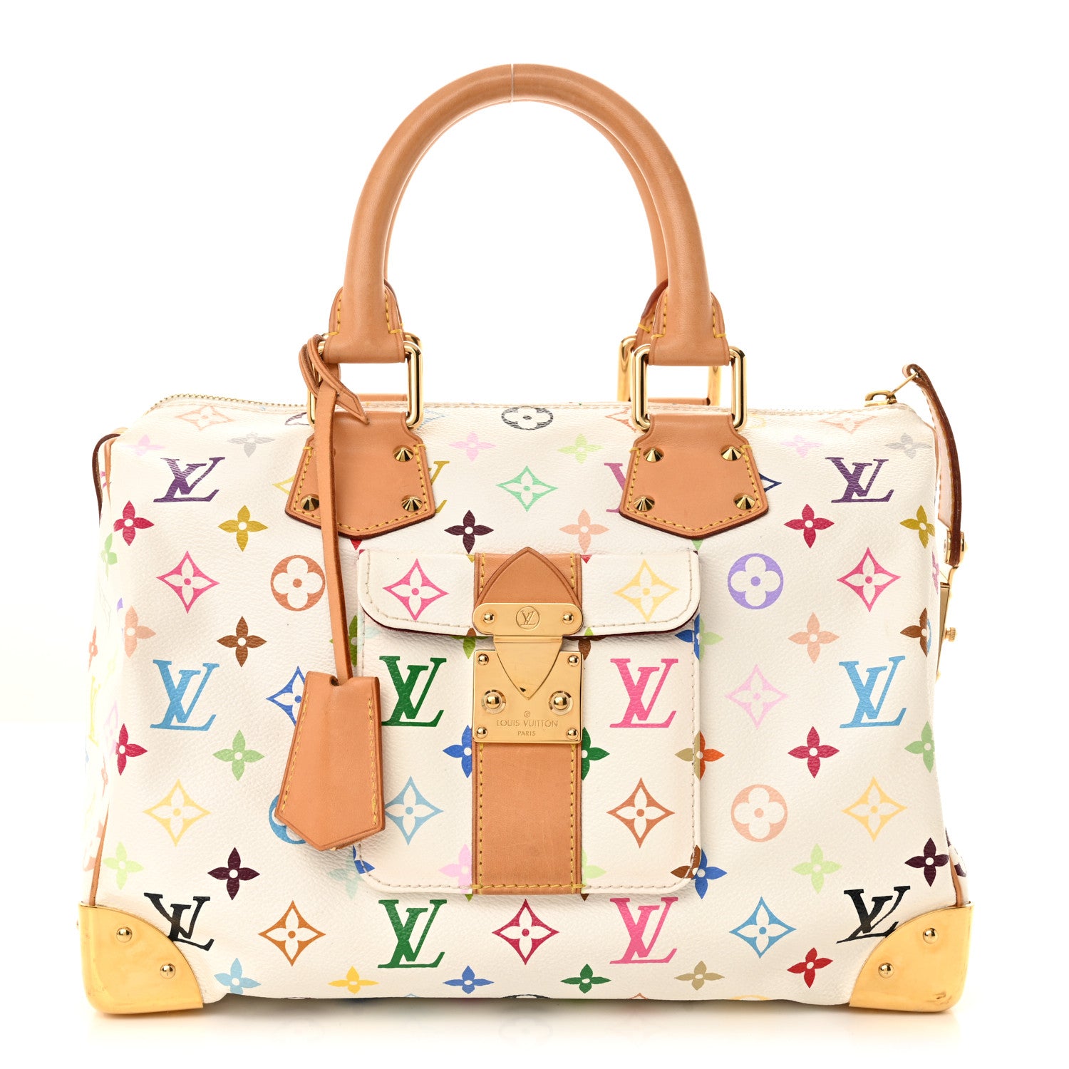 Louis Vuitton Monogram Multicolor Speedy 30 White 1 of 11