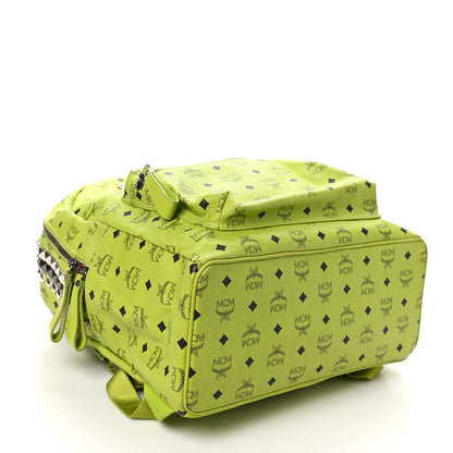 MCM Visetos Crown Stud Large Stark Backpack Green 4 of 9