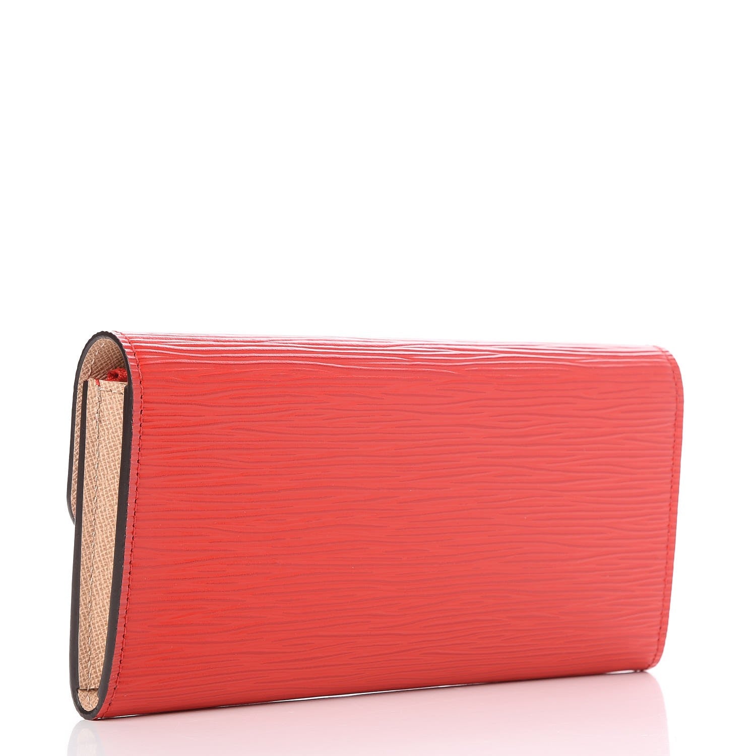 Louis Vuitton Epi Emilie Wallet Coquelicot 3 of 8