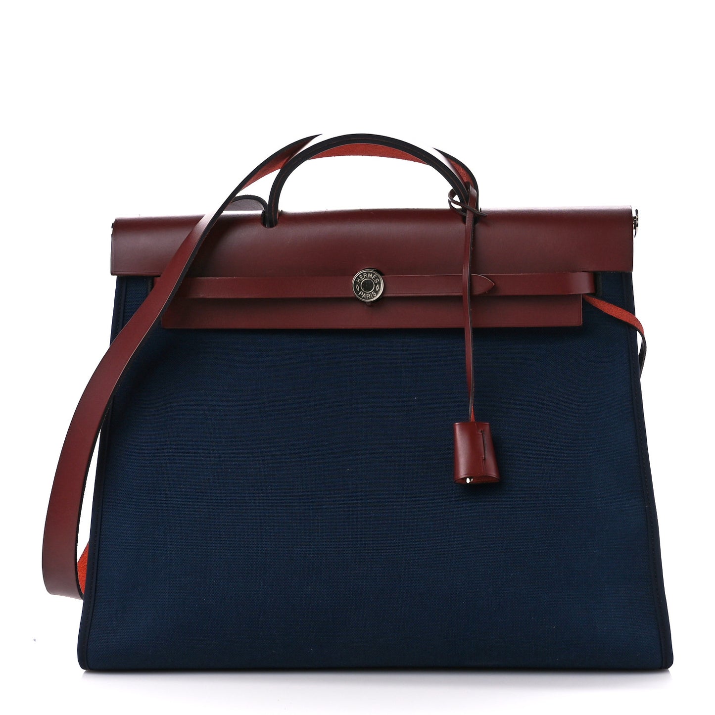 Toile Vache Hunter Herbag Zip 39 MM Bleu Marine Rouge H