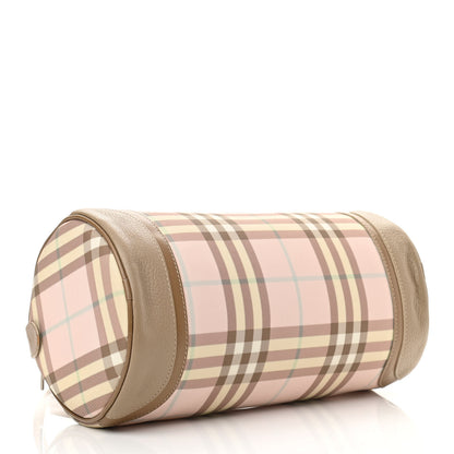 Burberry Candy Check Lola Barrel Shoulder Bag Pink 4 of 15