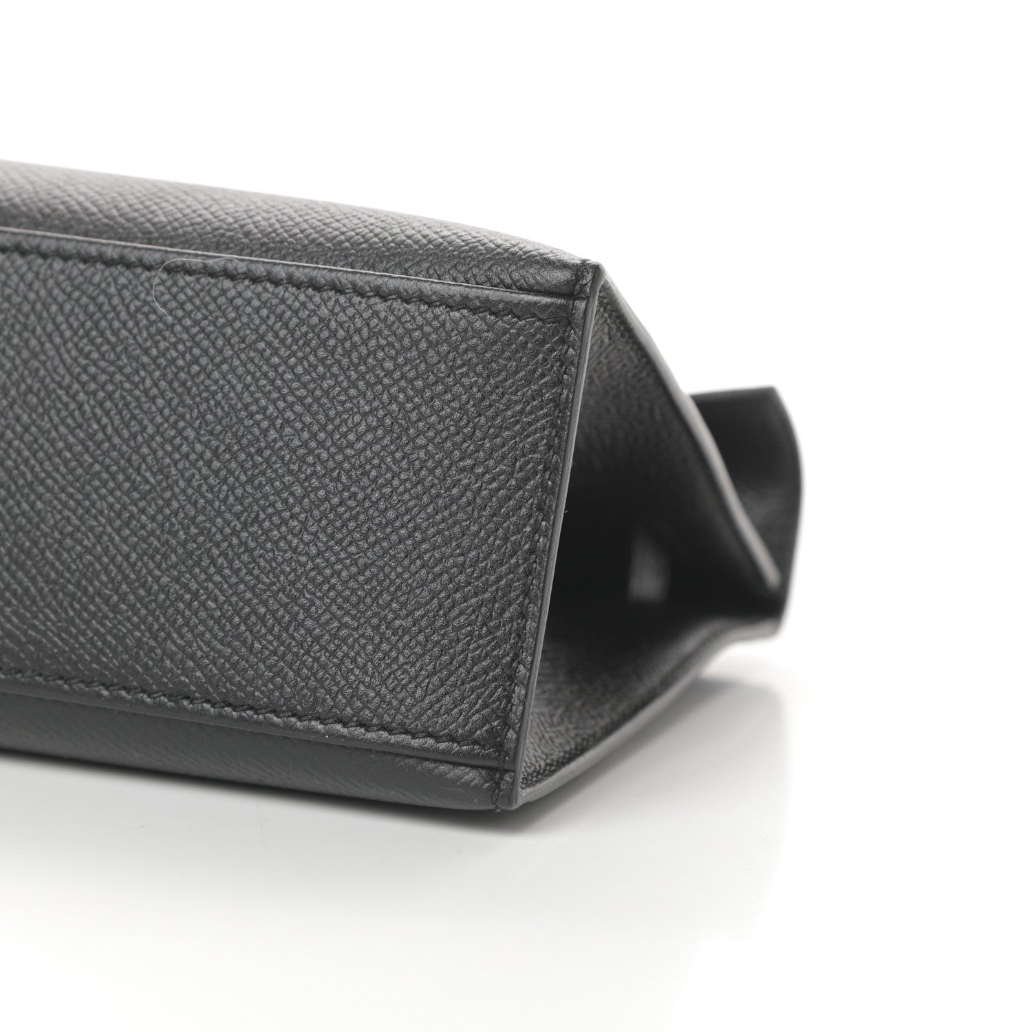 Hermes Epsom Kelly Pochette Clutch Black 9 of 10