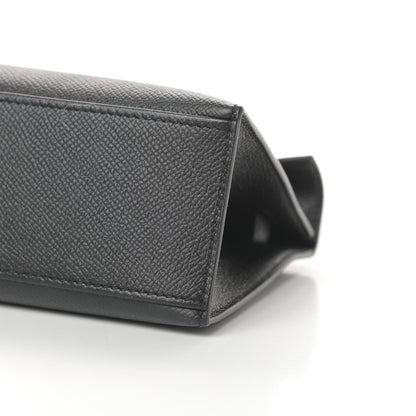 Hermes Epsom Kelly Pochette Clutch Black 9 of 10