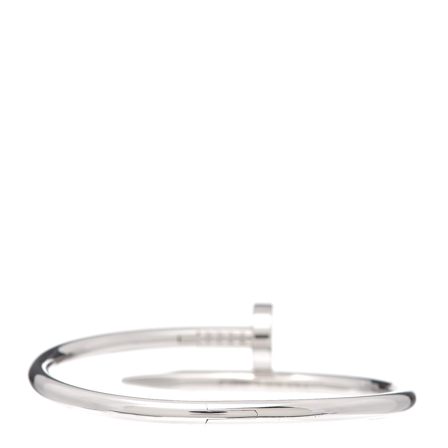 Cartier 18K White Gold Juste Un Clou Bracelet 15 3 of 7