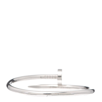 Cartier 18K White Gold Juste Un Clou Bracelet 15 3 of 7