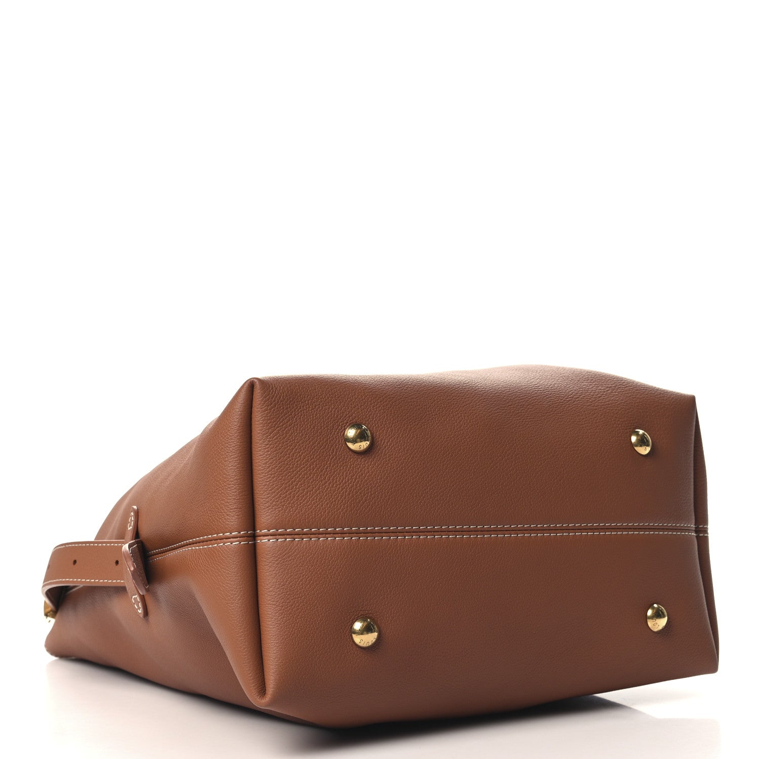 Louis Vuitton Grained Calfskin Low Key Hobo MM Cognac 5 of 10