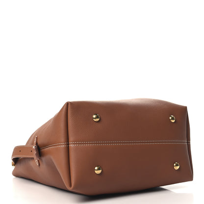 Louis Vuitton Grained Calfskin Low Key Hobo MM Cognac 5 of 10