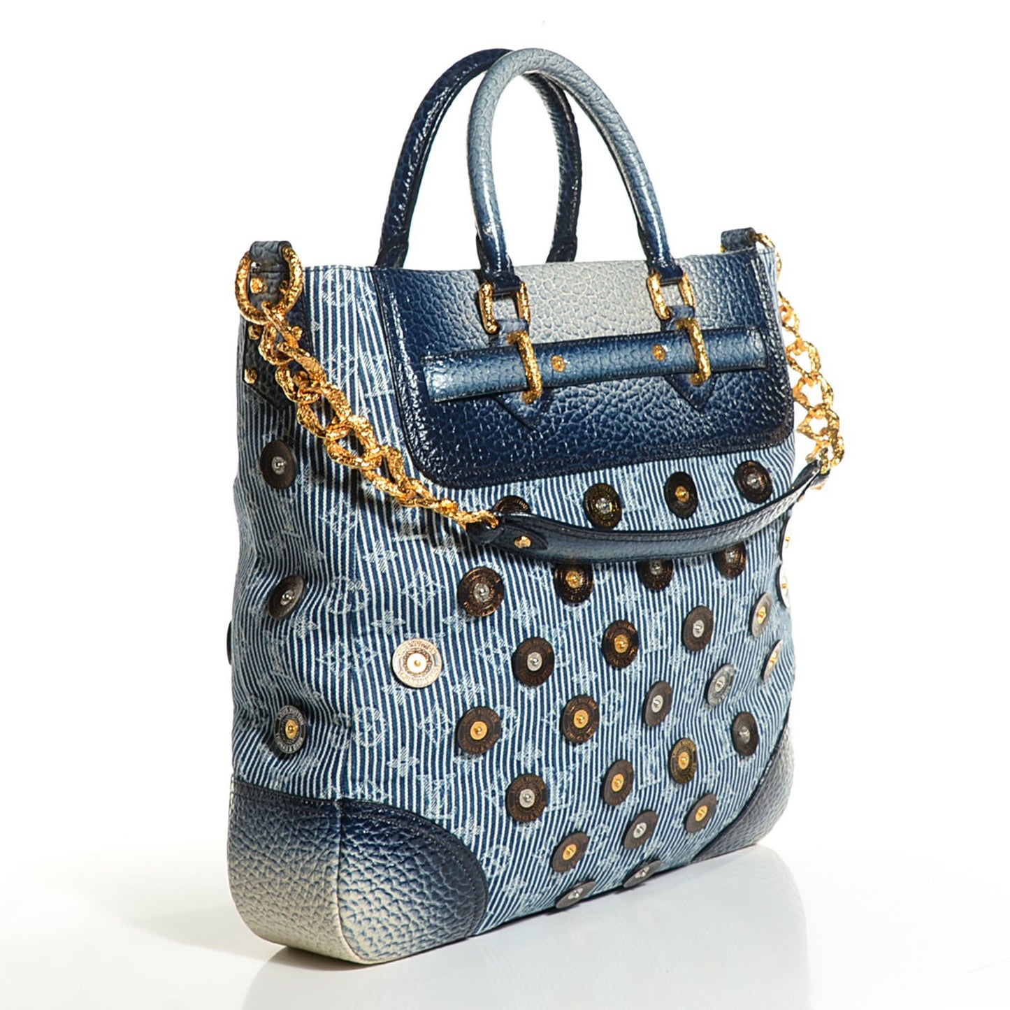 Denim Stripes Corsaire Polka Dot Besace