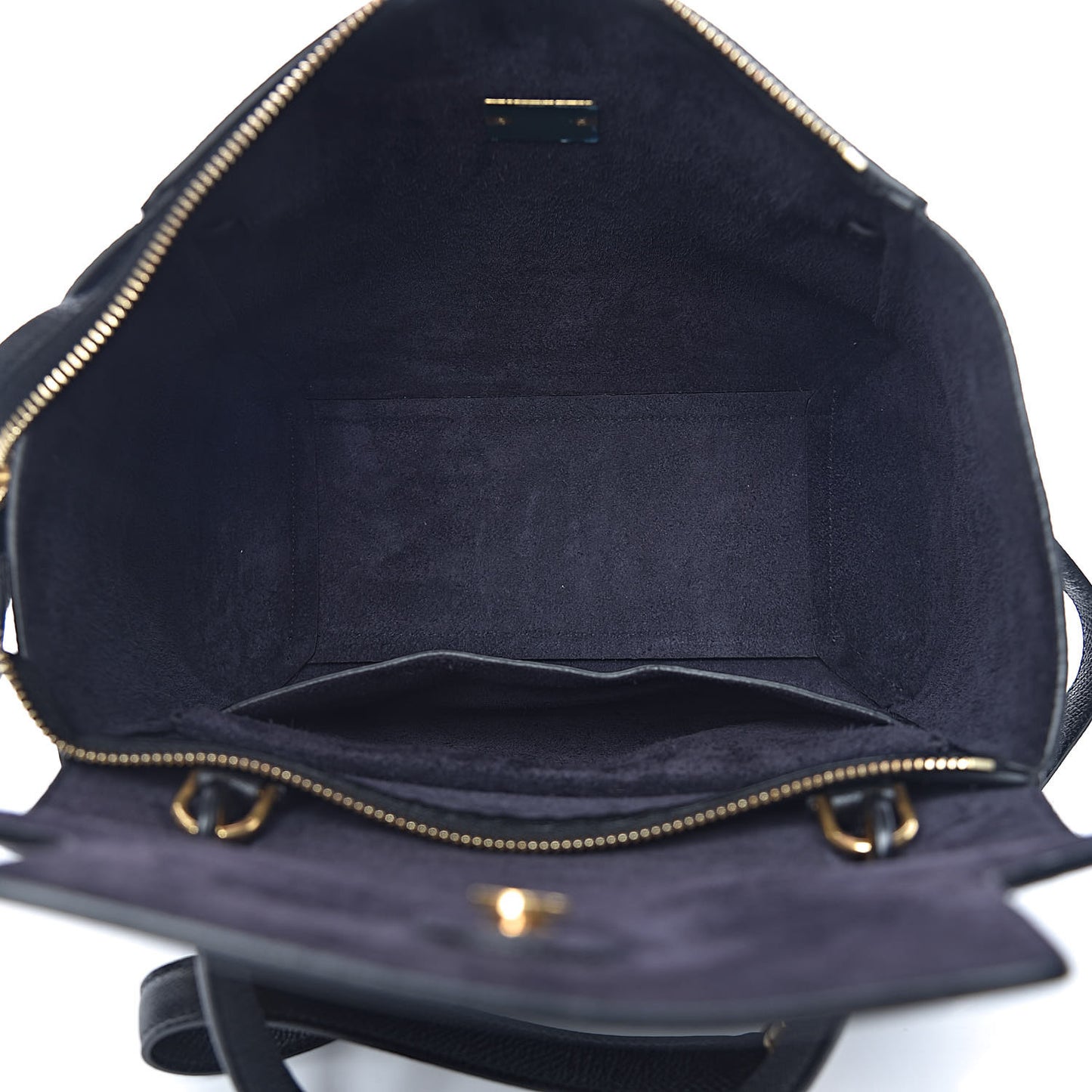Grained Calfskin Micro Belt Bag Black