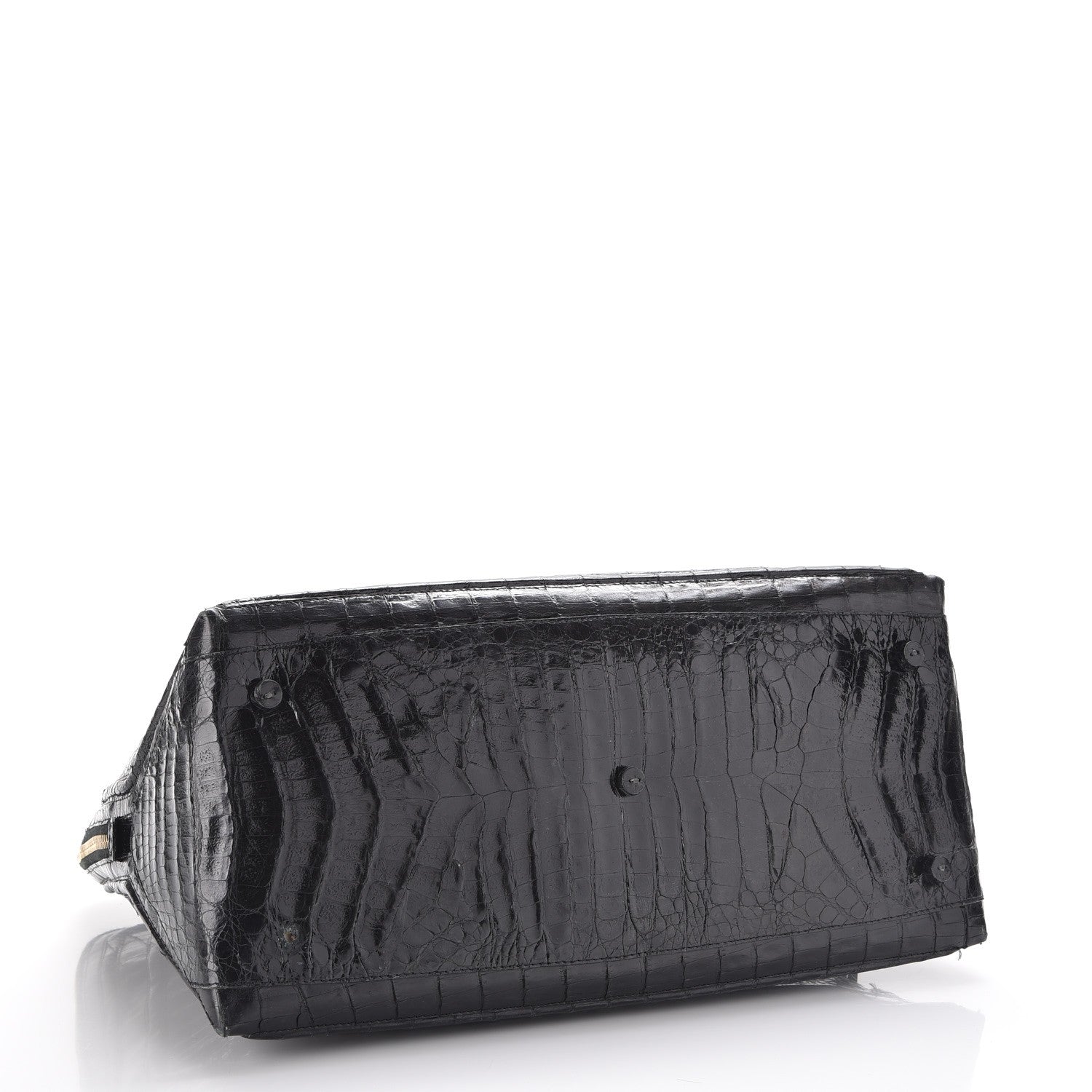 Nancy Gonzalez Crocodile Top Handle Tote Black 4 of 25