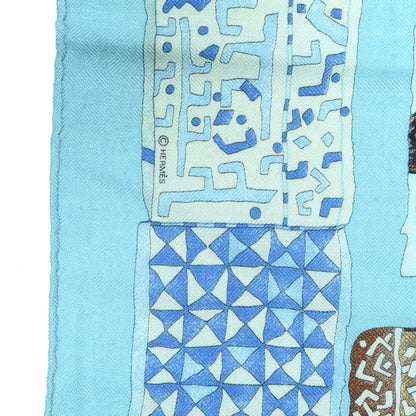 Hermes Cashmere Silk Persona Scarf 90 2 of 5