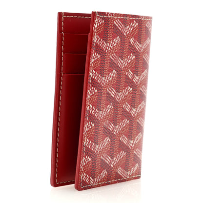 Goyard Goyardine Saint Pierre Card Holder Red 3 of 6