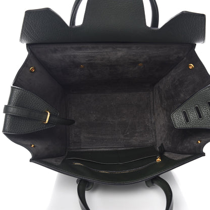 Celine Crisped Calfskin Mini Tie Knot Tote Dark Green 5 of 14