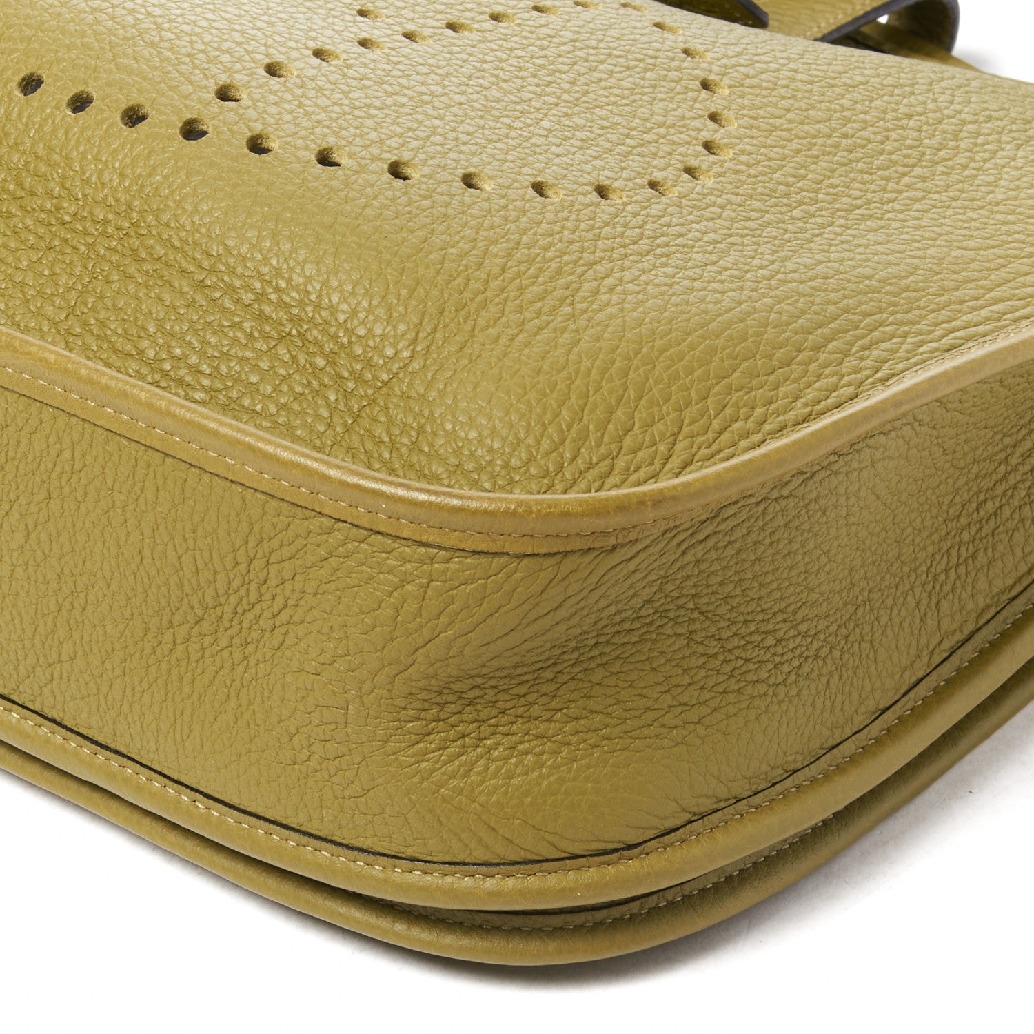 Hermes Taurillon Clemence Evelyne II PM Vert Chartreuse 4 of 8