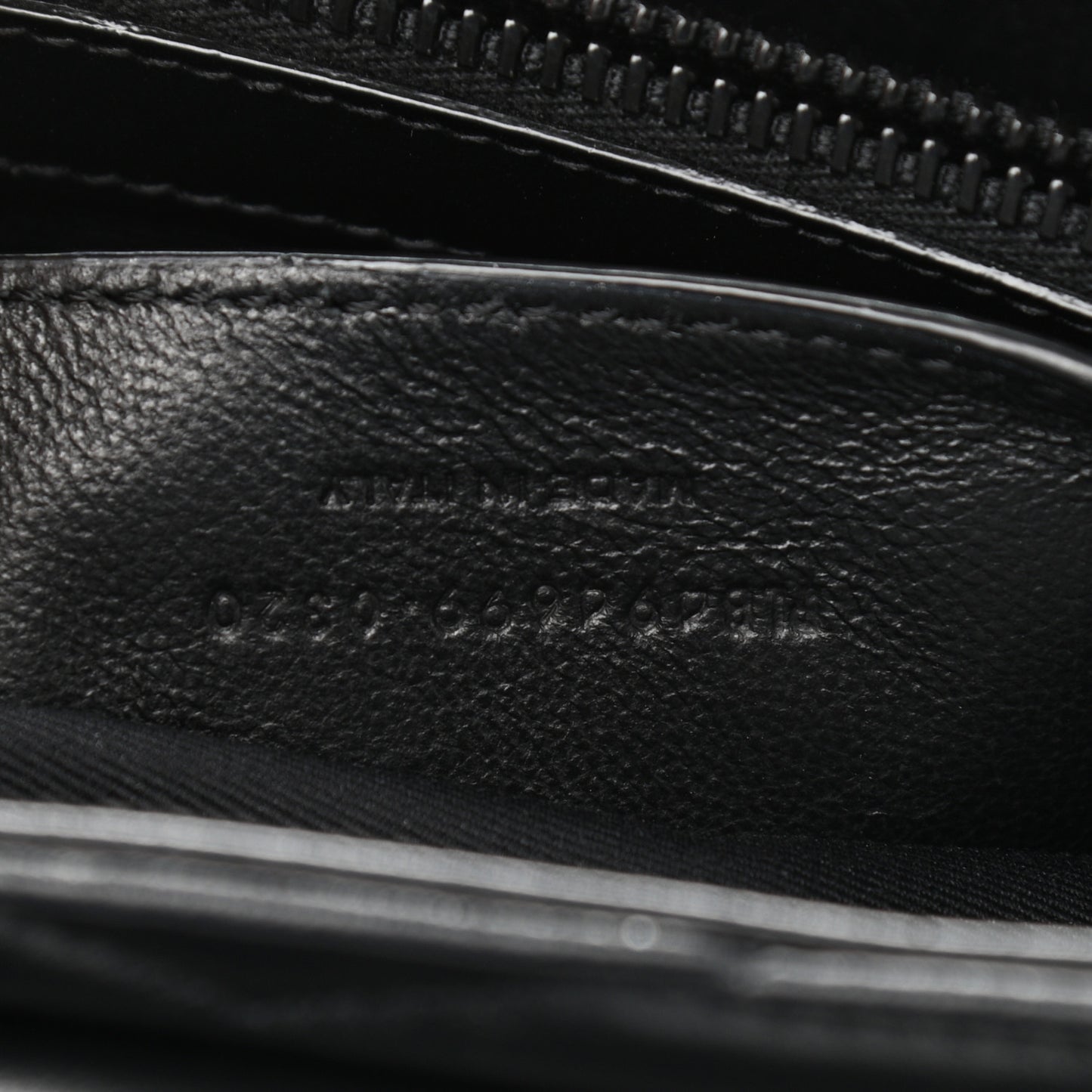 Calfskin Y Quilted Monogram Small Loulou Chain Satchel Black