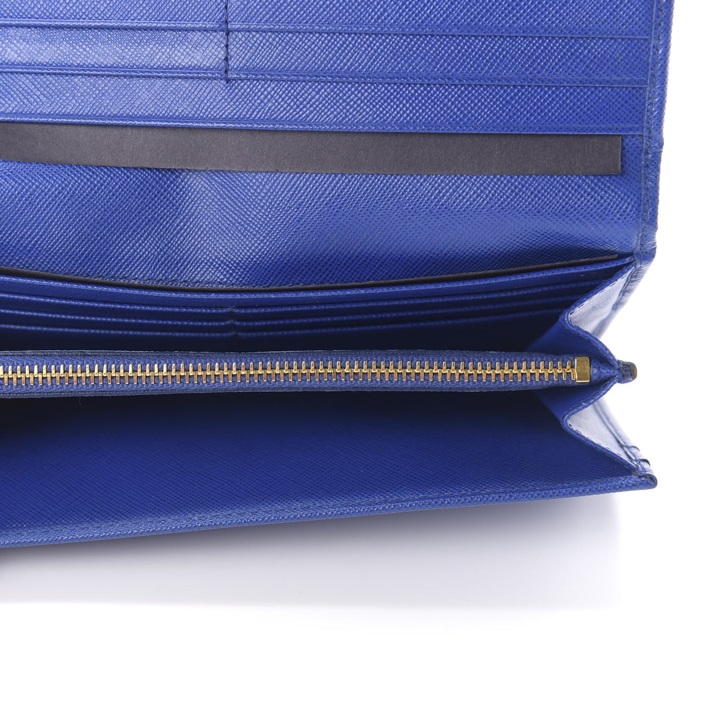 Saffiano Fiocco Bow Continental Wallet Royal
