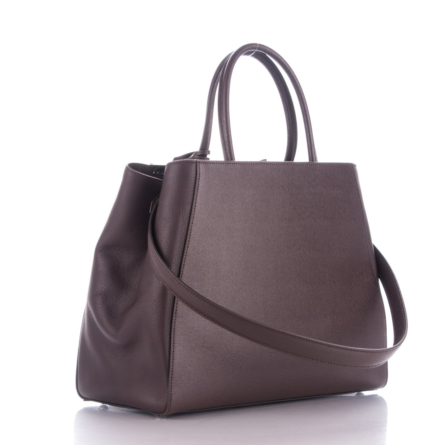 Vitello Elite Regular 2Jours Tote Caffe Noir