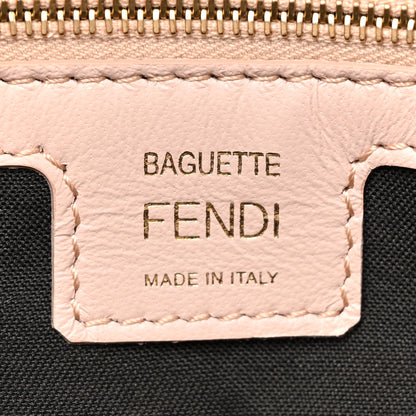 Fendi Nappa FF 1974 Embossed Baguette Rosa Quarzo 6 of 14