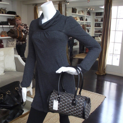 Goyard Goyardine Amakios PM Bowler Tote Black 2 of 12
