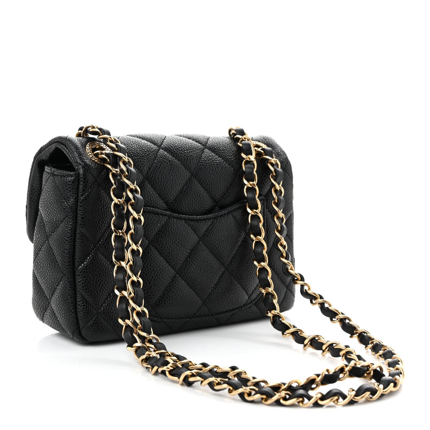 Chanel Grained Lambskin Quilted Mini Flap Black 3 of 11