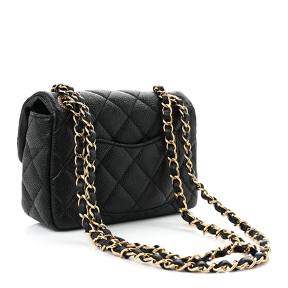 Chanel Grained Lambskin Quilted Mini Flap Black 3 of 11