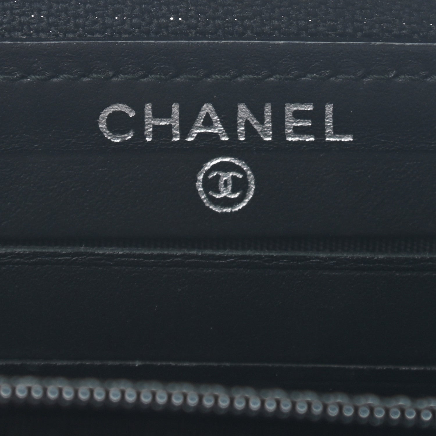 Chanel Caviar Quilted Small Boy Zip Around Wallet Black 5 of 8