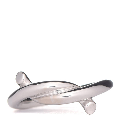 Cartier 18K White Gold Entrelaces Ring 46 3.75 1 of 5