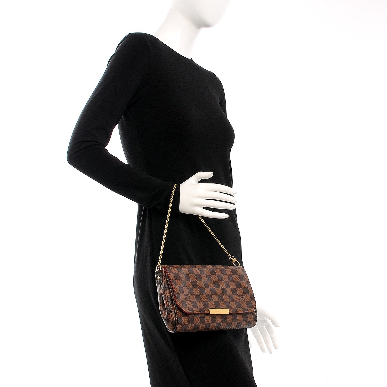 Louis Vuitton Damier Ebene Favorite MM 2 of 10