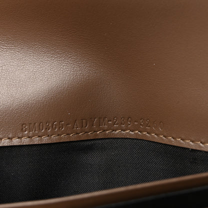 Fendi Vitello Soft F is Fendi Bi-Color FF 1974 Embossed Continental Envelope Wallet On Chain Maya Black 7 of 11