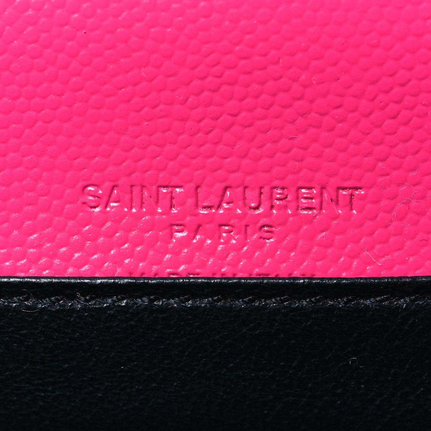 Saint Laurent Grain De Poudre Monogram Kate Belt Bag Fuchsia 6 of 10