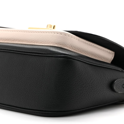 Louis Vuitton Grained Calfskin Lockme Tender Black 9 of 9