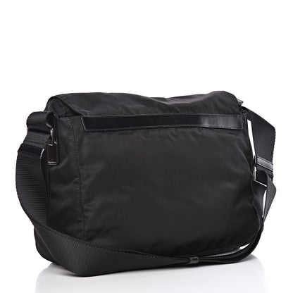 Prada Nylon Vela Messenger Bag Black 3 of 10