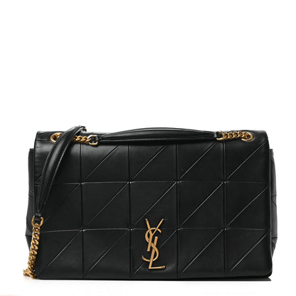 Saint Laurent Lambskin Patchwork Monogram Large Jamie Black 1 of 9