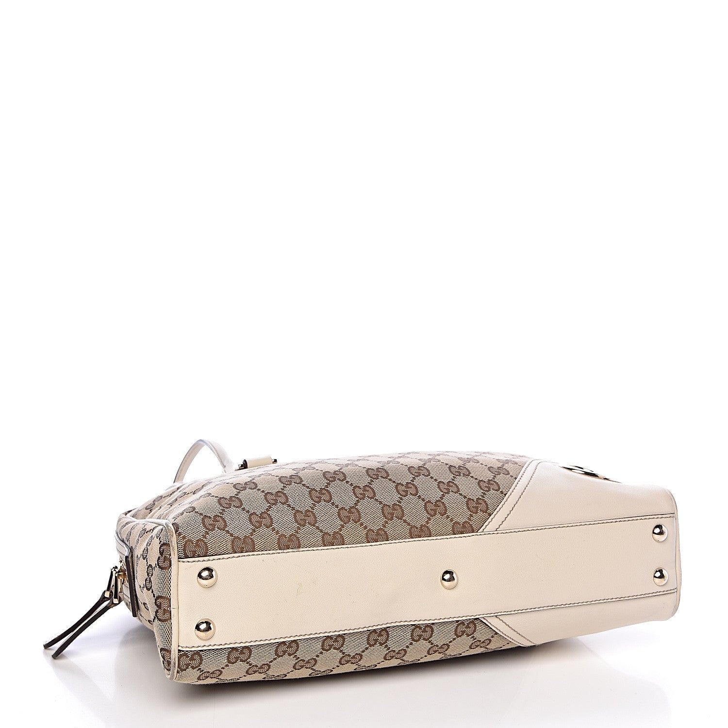 Gucci Monogram Medium New Britt Boston Off White 4 of 13
