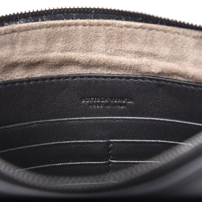 Bottega Veneta Nappa Intrecciato Biletto Chain Crossbody Antique Silver 5 of 9