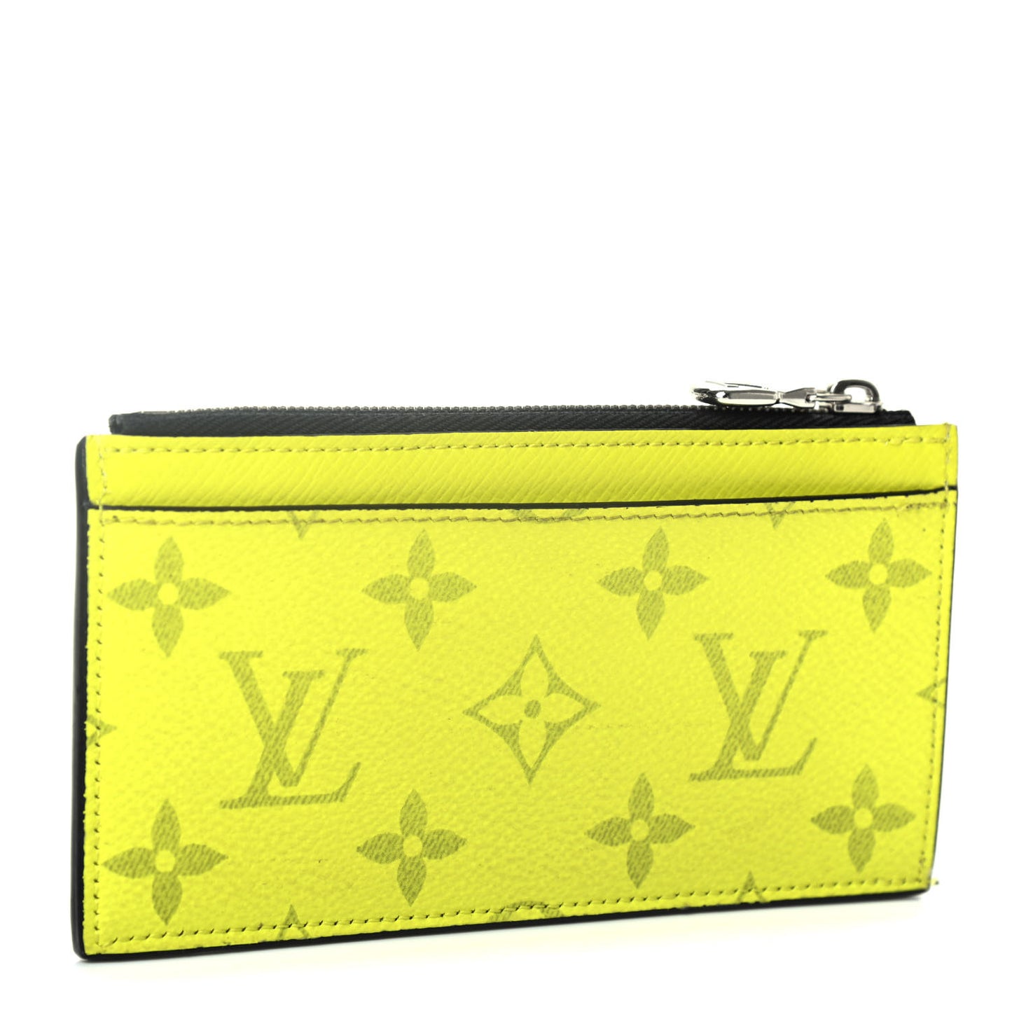 Monogram Taiga Coin Card Holder Yellow