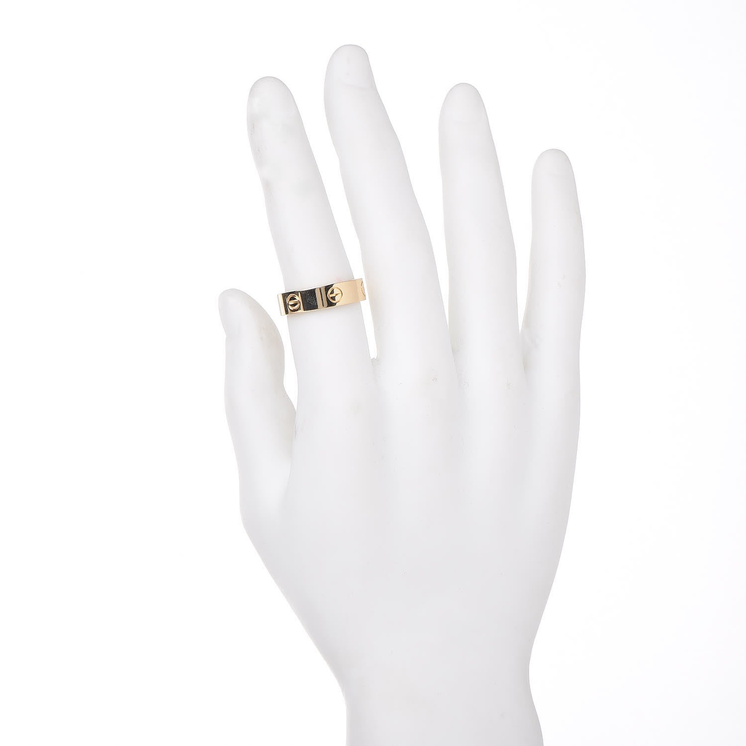 Cartier 18K Yellow Gold 5.5mm LOVE Ring 62 10 2 of 5