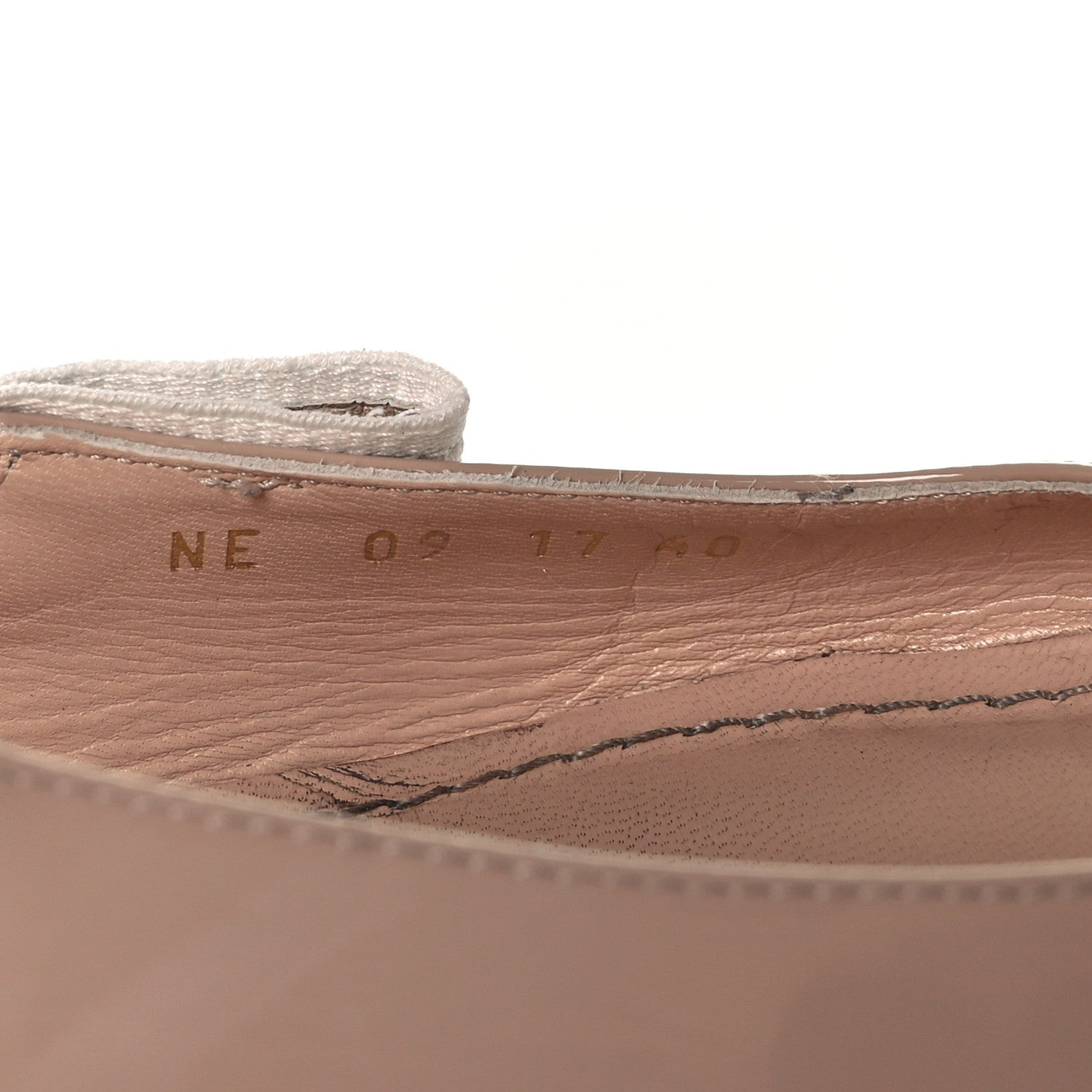 Christian Dior Patent Ribbon J'Adior Slingback Ballet Flats 40 Nude 8 of 9