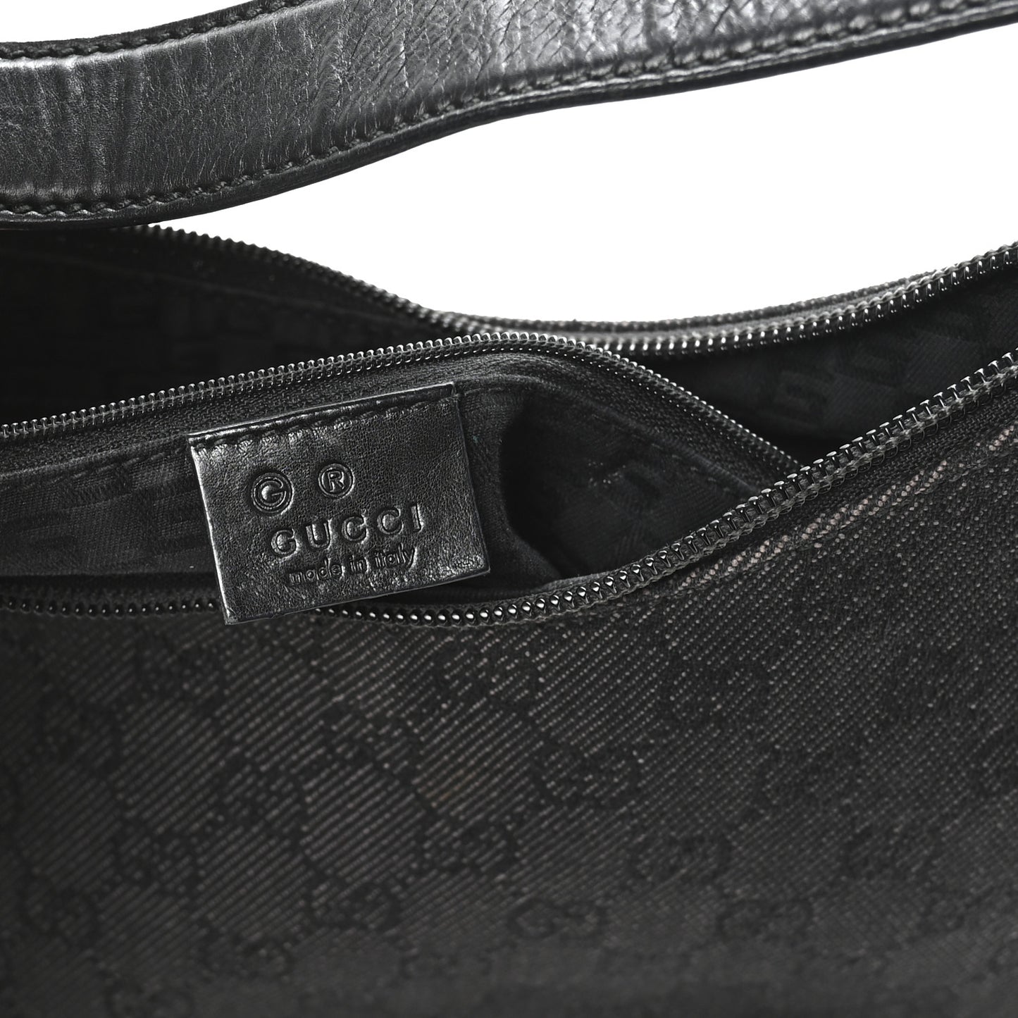 Nylon Monogram Small Hobo Black