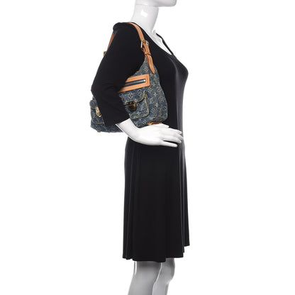 Louis Vuitton Denim Baggy PM Blue 2 of 12