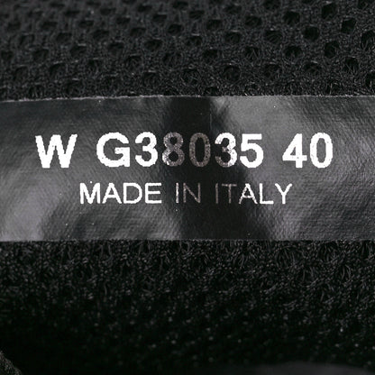 Chanel Nylon Suede Calfskin CC Sneakers 40 Black 8 of 9