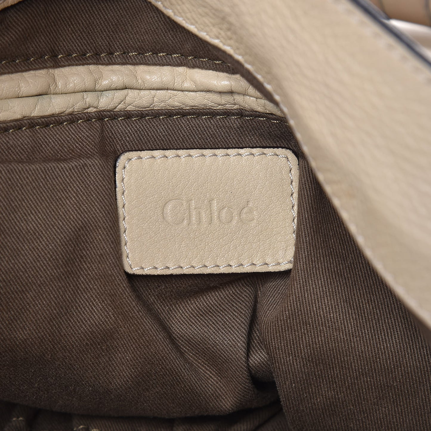 Calfskin Large New Marcie Tote Beige
