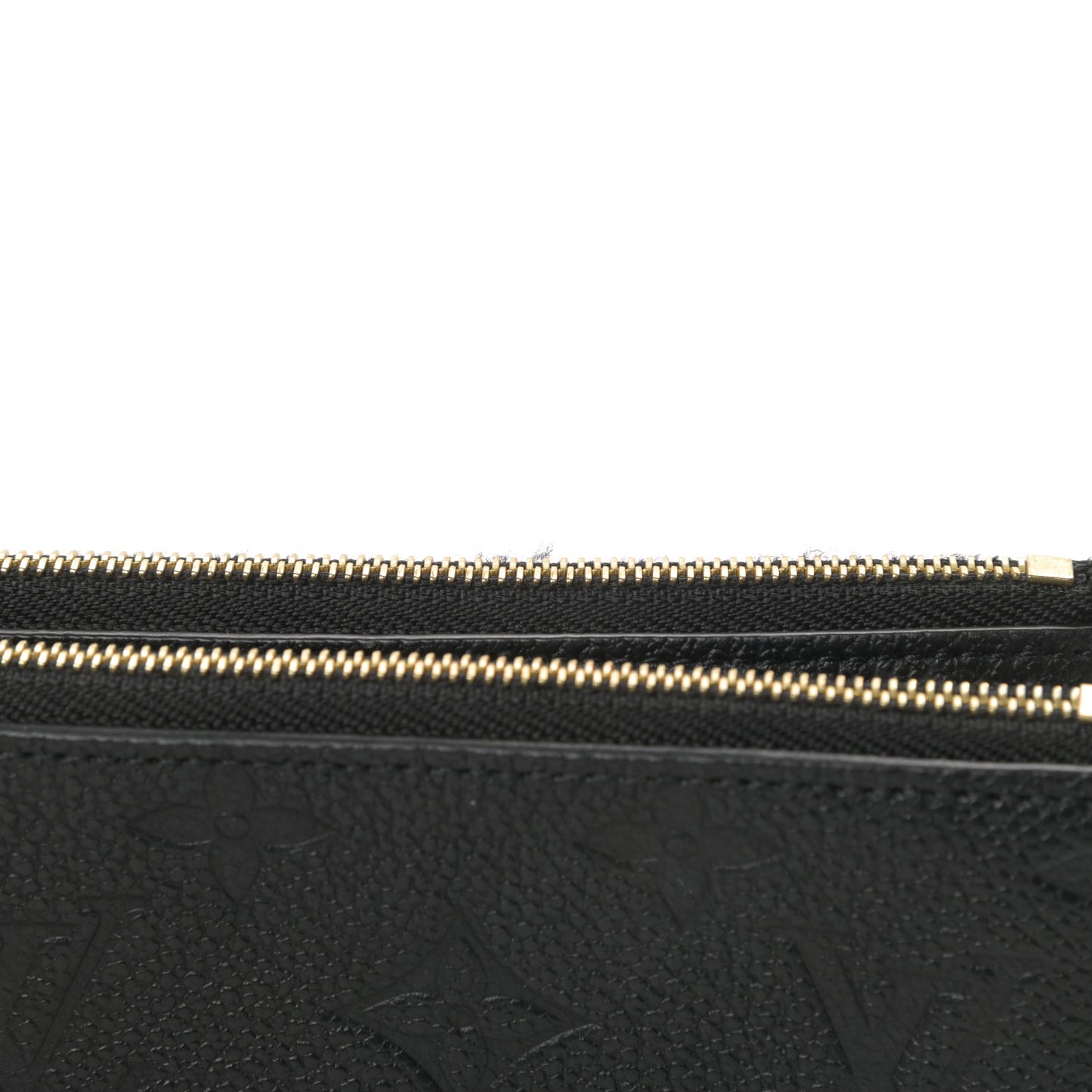 Empreinte Double Zip Pochette Black