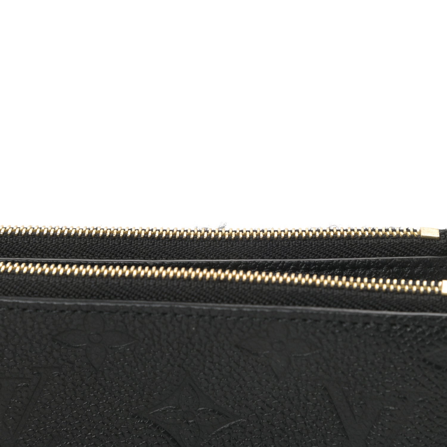 Louis Vuitton Empreinte Double Zip Pochette Black 13 of 14